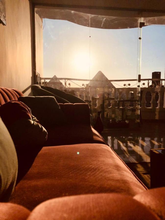 Full Pyramids View Apartment With Balcony For 8 P Kafrat al Jabal ภายนอก รูปภาพ