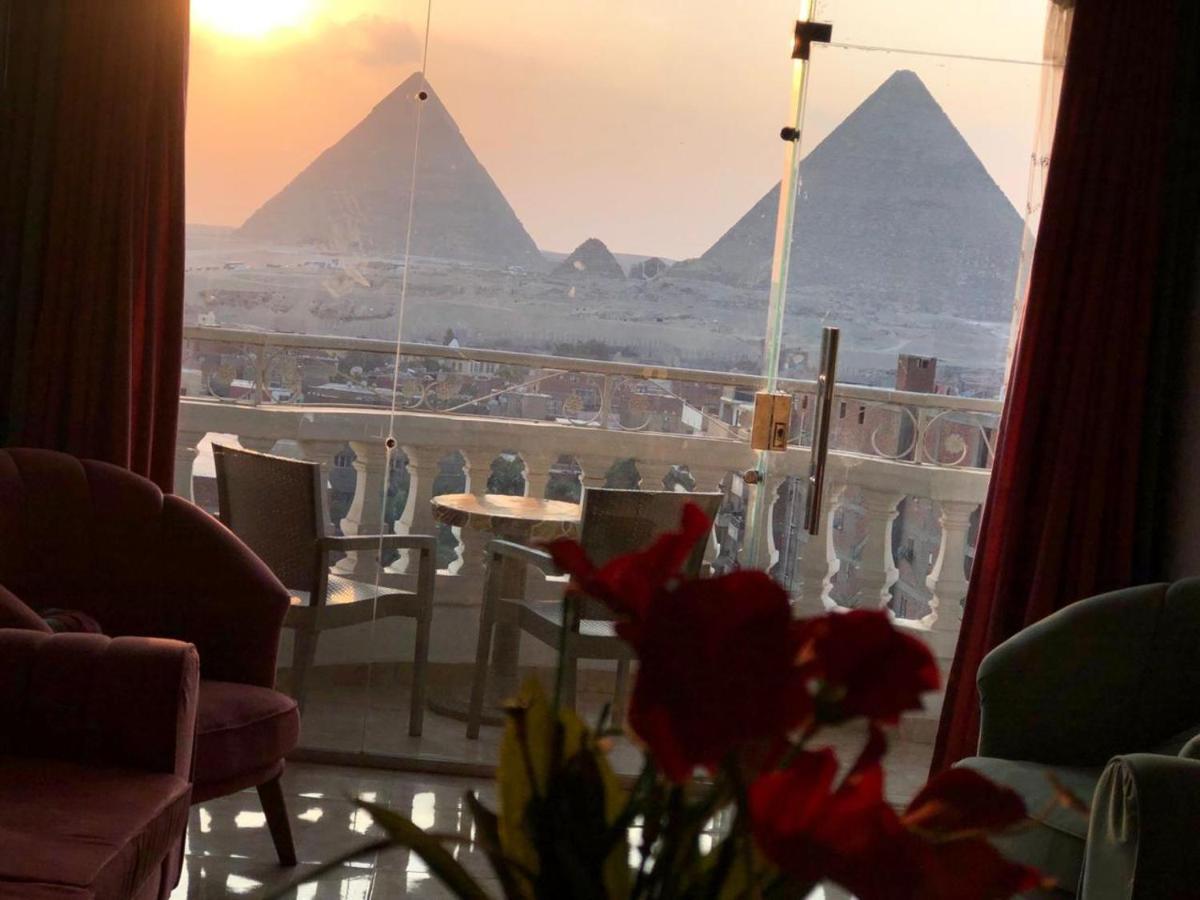 Full Pyramids View Apartment With Balcony For 8 P Kafrat al Jabal ภายนอก รูปภาพ