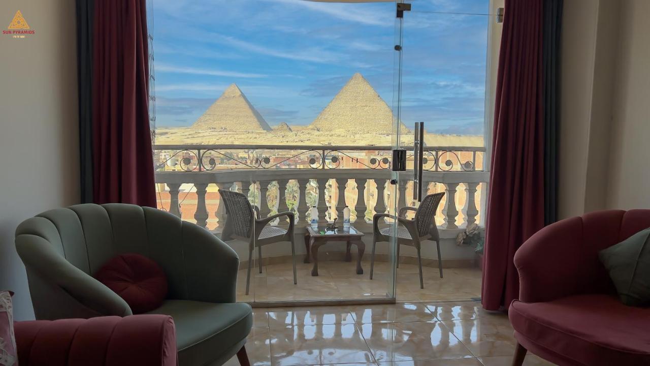 Full Pyramids View Apartment With Balcony For 8 P Kafrat al Jabal ภายนอก รูปภาพ